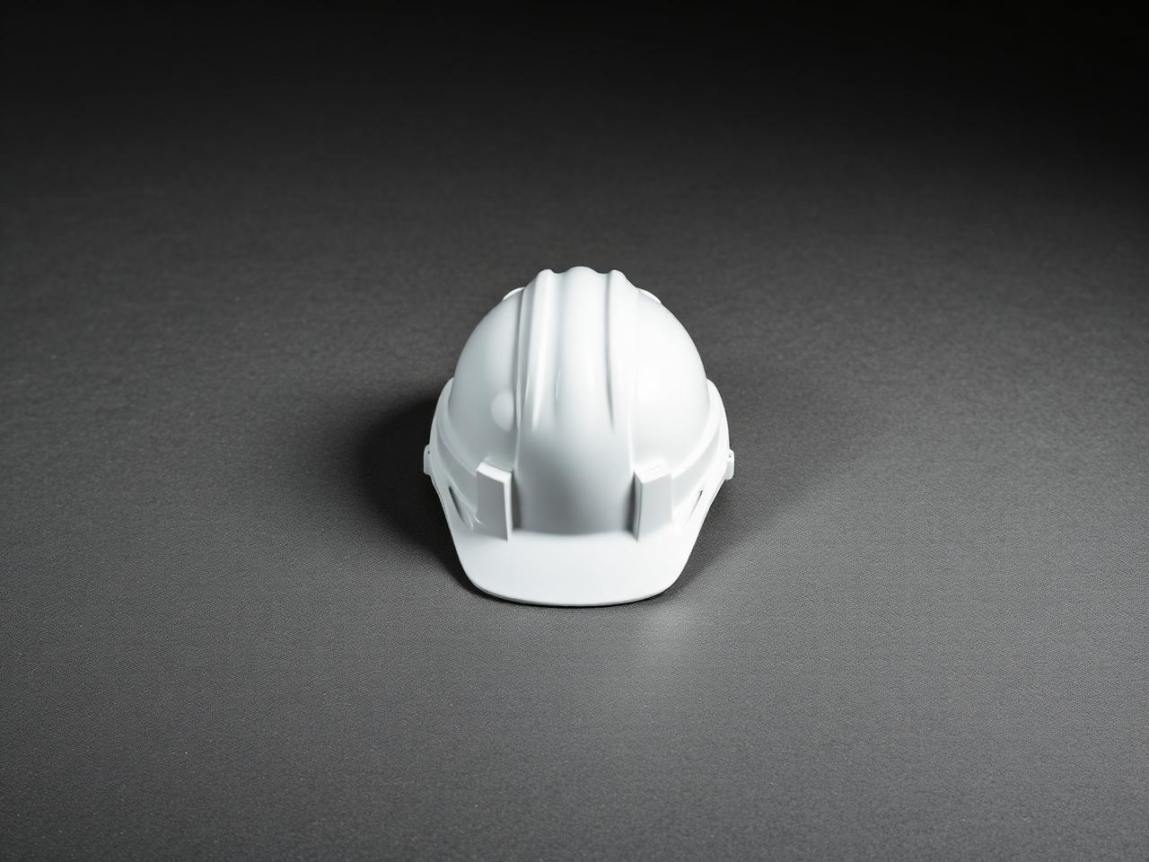 Casco blanco con el isotipo Vorian